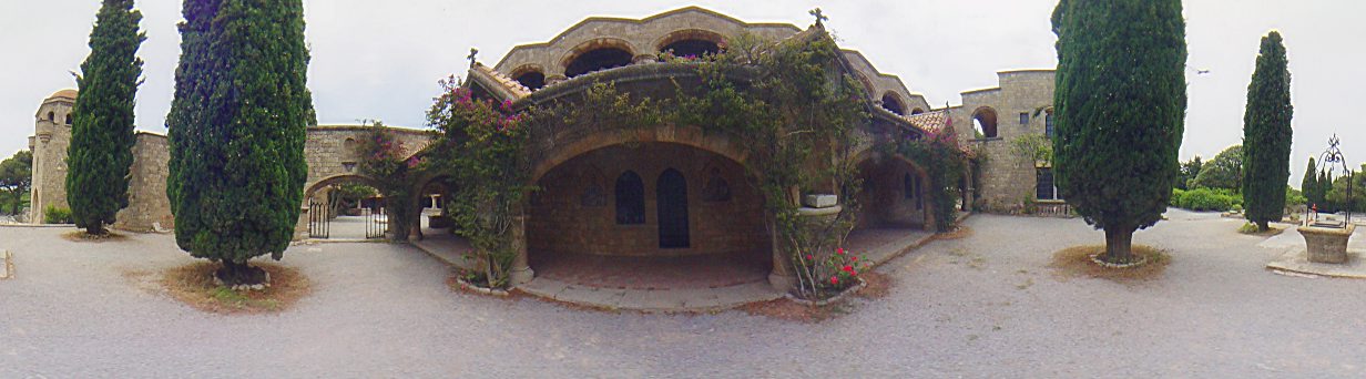 The hill of Philerimo, Church and Monastery of the Knights 3., Ialisos Photo Image of Rhodes - Rodos - Rhodos island, Greece