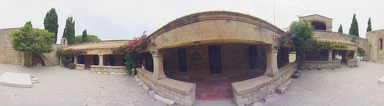 The hill of Philerimo, Church and Monastery of the Knights 4., Ialisos Photo Image of Rhodes - Rodos - Rhodos island, Greece