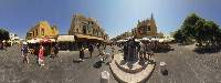 Image of ''Evreon martiron'' square, ''The small fountain''Rhodes Rhodos Rodos Photo