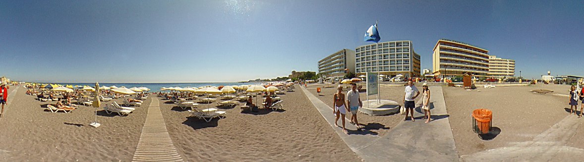 Rhodes, the beach in front of Aquarium, Rhodes Town Photo Image of Rhodes - Rodos - Rhodos island, Greece