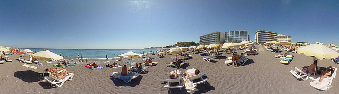 Rhodos, the beach in front of Aquarium, Rhodes Town Photo Image of Rhodes - Rodos - Rhodos island, Greece