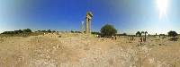 The Apollo temple at the Acropolis of Rhodes