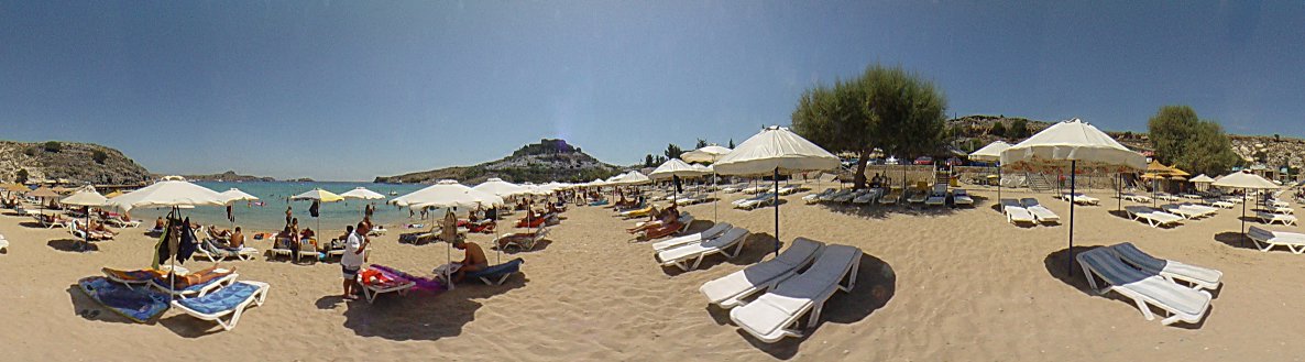 Lindos beach, Lindos Photo Image of Rhodes - Rodos - Rhodos island, Greece