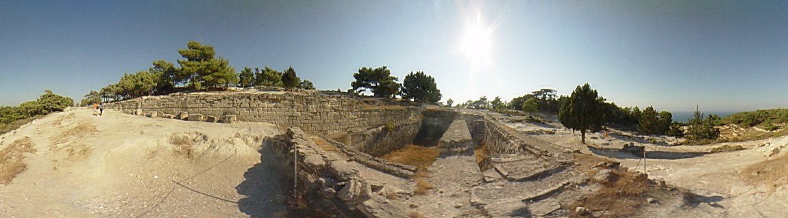 Ancient Kamiros, Archaic cistern, Ancient Kamiros Photo Image of Rhodes - Rodos - Rhodos island, Greece
