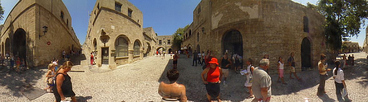 Museum square, ''Ippoton'' street, Rhodes Old Town Photo Image of Rhodes - Rodos - Rhodos island, Greece